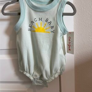 Cat & Jack Striped Baby Onesie